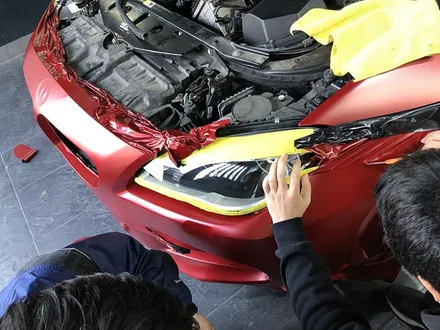 BMW M6 사틴뱀파이어레드 전체랩핑 [3M2080-SP273] / 서울 서대문