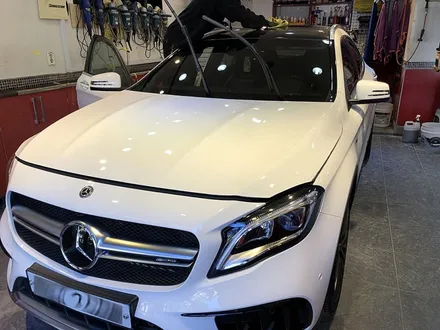 벤츠GLA45 AMG 신차 나노세라믹코팅 헤드라이트PPF / 서울 서대문