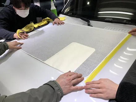 랜드로버 디펜더 본넷 데칼 110 / 서울 서대문