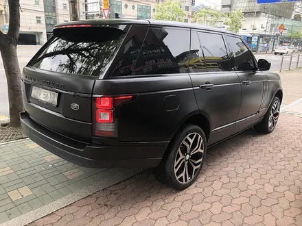 레인지로버 보그 전체랩핑 사틴블랙 / 서울 서대문
