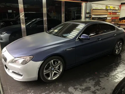 자동차랩핑 사고 범퍼손상으로 전체랩핑 진행 BMW640i / 서울 서대문