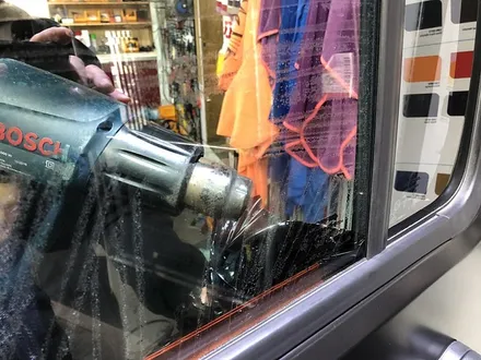 지프 랭글러 루비콘 열차단썬팅 재시공 / 서울 서대문