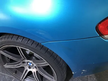BMW Z4 랩핑보수 뒷범퍼/뒤휀다 부분랩핑 [3M 사틴오션심머] / 서울 서대문