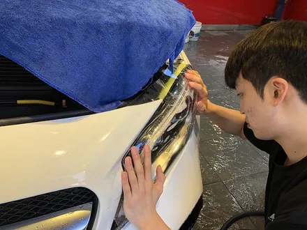 벤츠GLA45 AMG 신차 나노세라믹코팅 헤드라이트PPF / 서울 서대문