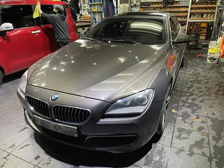 BMW640d 전체랩핑 화이트유광 / 서울 서대문