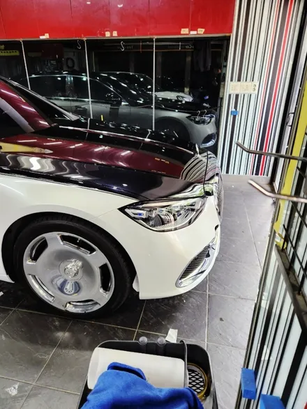 벤츠 마이바흐 투톤 랩핑 코치 비용 // 테슬라 찌그러짐 판금도색 수리 / bmw 미니쿠퍼 접촉사고 수입차 자차 보험처리 / 서울 서대문구