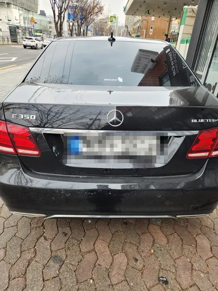 서초구 강남구 송파구 벤츠 E350 대물 보험 주차 차량 사고수리 // 자동차 보험처리 판금도색 / 서울 서대문