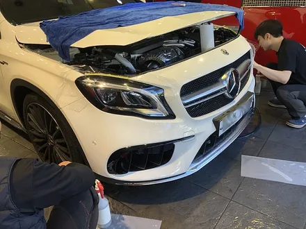 벤츠GLA45 AMG 신차 나노세라믹코팅 헤드라이트PPF / 서울 서대문