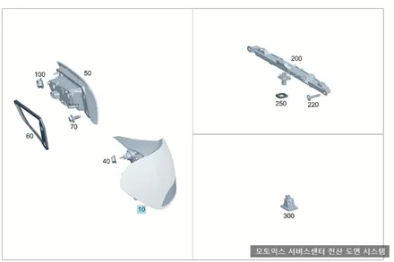 낯선 길에서 차량 파손 = 찌그러진 차 펴기 긁힘 수리 벤츠 수리센터 / 서울 서대문
