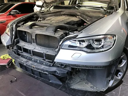 BMW X6 전체랩핑 사틴블랙 색상변경 / 서울 서대문