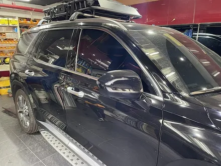 팰리세이드 전체랩핑 투톤 3M2080-SP10 사틴 펄 화이트 / 서울 서대문