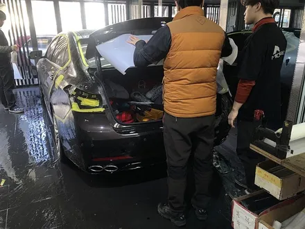 제네시스 G80 후방추돌 전체 PPF 보험처리 / 서울 서대문
