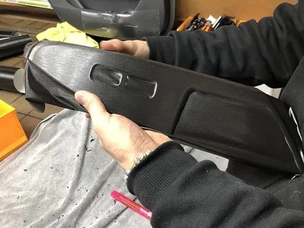 올뉴K7 실내랩핑 완전탈착시공 블랙브러쉬 / 서울 서대문