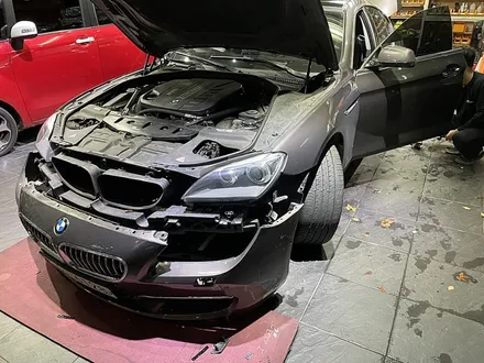 BMW640d 전체랩핑 화이트유광 / 서울 서대문