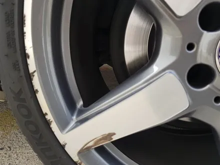 [부산휠복원][부산휠수리][부산휠도색][부산중고휠]벤츠CLS350AMG19인치 주차상처 휠수리/휠복원 다야컷팅재생! / 부산 기장군