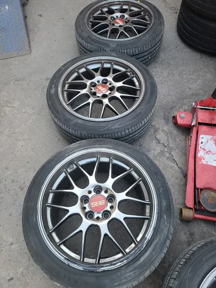 원조[부산휠도색] BBS RGR 18인치 휠수리 휠도색 휠복원 작업비용? / 부산 기장군