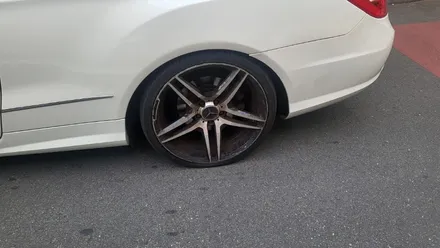 원조[부산휠복원] 벤츠 AMG 스타일 휠크랙 수리! / 부산 기장군