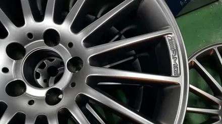 [부산휠수리][벤츠중고휠][부산휠복원] 벤츠s63amg 19인치 휠복원 / 부산 기장군