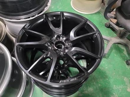 원조[부산휠복원]벤츠GLC43 AMG 21인치 주차상처 휠수리 휠복원 휠도색 / 부산 기장군
