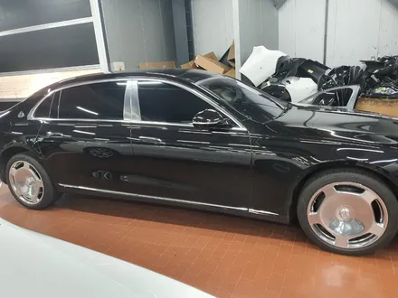 원조[부산휠복원] 벤츠마이바흐 S580 버핑휠 휠복원 작업! / 부산 기장군