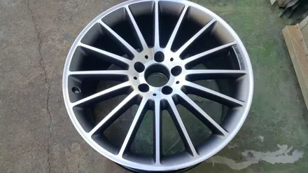 [부산휠수리][벤츠중고휠][부산휠복원] 벤츠s63amg 19인치 휠복원 / 부산 기장군
