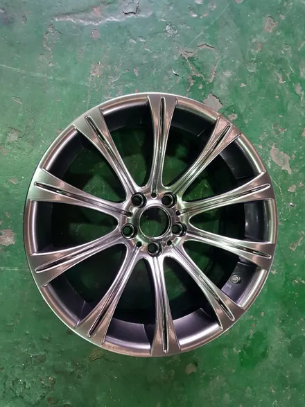 [부산휠수리][부산휠복원][부산중고휠] BMW E60 M5사고건 깨짐수리! / 부산 기장군
