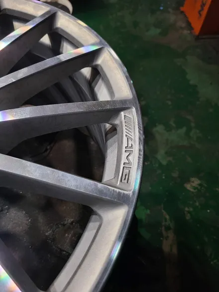 [원조]부산휠복원 벤츠GT43 AMG 휠복원 비용? / 부산 기장군