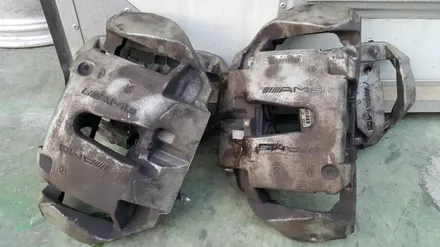 [부산휠수리][부산중고휠]벤츠MI63amg 21인치 주차상처 용접가공 다야컷 재생 / 부산 기장군