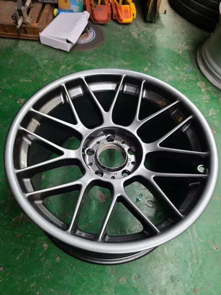 원조[부산휠수리][부산휠복원] BMW-M5용 BBS 대파휠수리 / 부산 기장군