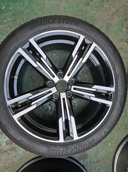 원조[부산휠복원] BMW 320 휠 복원 작업! / 부산 기장군