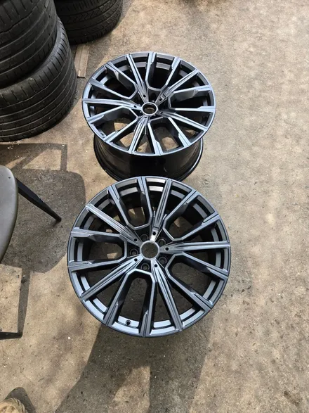원조[부산휠복원] BMW 7시리즈 휠복원 작업! / 부산 기장군