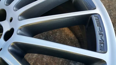 [부산휠수리][벤츠중고휠][부산휠복원] 벤츠s63amg 19인치 휠복원 / 부산 기장군