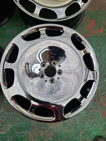 원조[부산휠복원][부산휠수리]벤츠S600 20인치 마이바흐 주차상처 휠수리 휠복원 크롬도장! / 부산 기장군