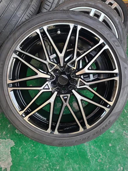 원조[부산휠복원]BMW X6M 단조휠 주차상처 스크래치 휠복원! / 부산 기장군