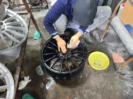 원조[부산휠도색] 웨즈 경량휠 휠도색 작업! / 부산 기장군