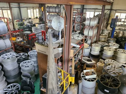 원조[부산휠복원] 벤츠 마이바흐 S500 휠도색 작업 / 부산 기장군