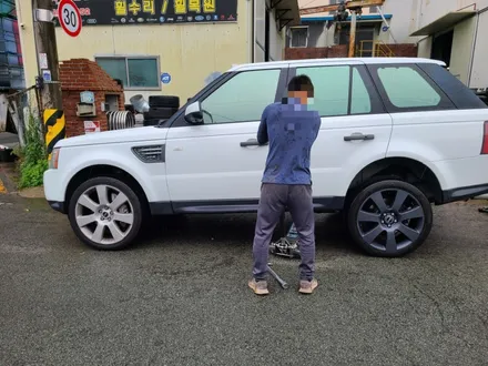 원조[부산휠도색] 랜지로버 스포츠 22인치 휠도색 작업 / 부산 기장군