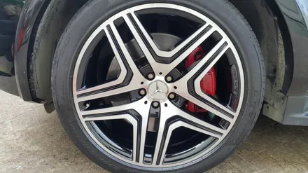 [부산휠수리][부산중고휠]벤츠MI63amg 21인치 주차상처 용접가공 다야컷 재생 / 부산 기장군