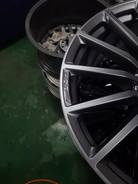 [원조]부산휠복원 벤츠GT43 AMG 휠복원 비용? / 부산 기장군