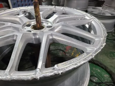 원조[부산휠복원] 벤츠GLE 63AMG 22인치 사고휠 휠복원 / 부산 기장군