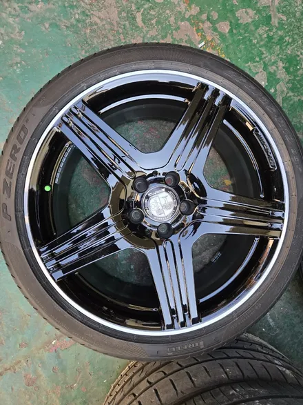 원조[부산 휠 복원] 벤츠 CLS 63amg 휠 복원 휠 도색작업! / 부산 기장군