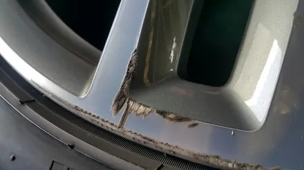 원조[부산휠복원][부산휠수리]아우디 SQ5 21인치 주차상처 용접가공 도장 다야컷팅 작업 / 부산 기장군