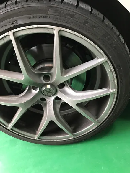BMW GT20인치 주차상처 용접가공 블랙폴리쉬 다야것팅 / 부산 기장군