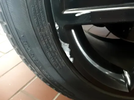 [원조][부산휠복원][부산휠수리][부산휠도색][부산중고휠] 벤츠W221- AMG19인치 주차상처 휠수리/휠복원/휠도색! / 부산 기장군