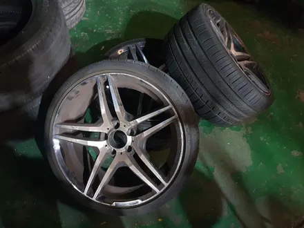 원조[부산휠복원] 벤츠 AMG 스타일 휠크랙 수리! / 부산 기장군