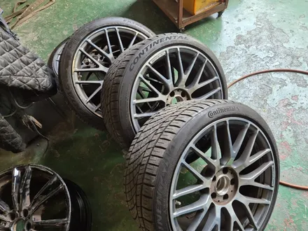 원조[부산 휠 복원] 벤츠 CLS 63 AMG 휠 복원 작업! / 부산 기장군
