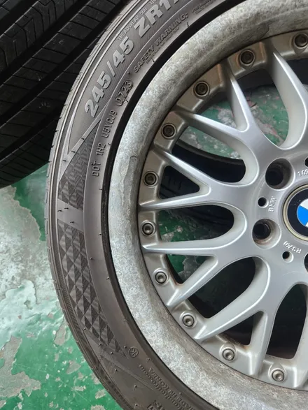 원조[부산휠복원] BMW E39 BBS OEM 제품 휠복원 작업! / 부산 기장군