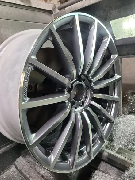 [원조]부산휠복원 벤츠GT43 AMG 휠복원 비용? / 부산 기장군
