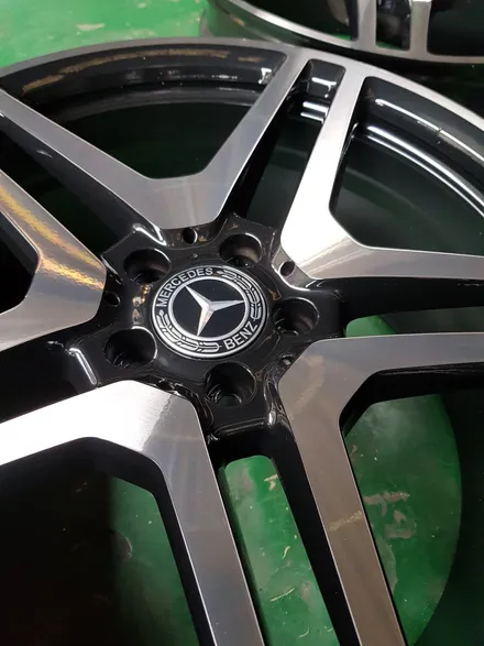 원조[부산휠복원][부산휠수리] [벤츠휠복원.[벤츠휠수리]벤츠w221-S63amg 20인치 단조 포밍휠 주차상처 휠수리/휠복원/다야컷팅재생! / 부산 기장군