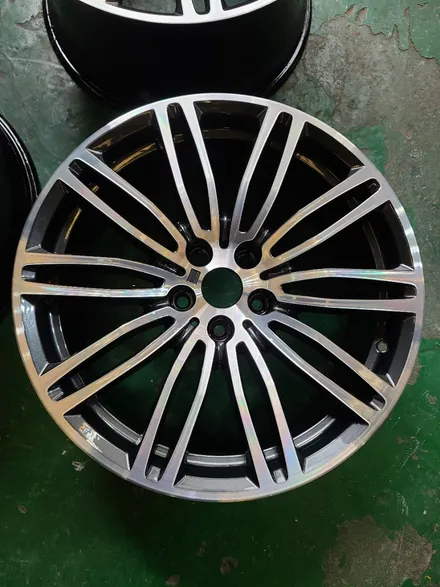 [원조]부산휠복원 BMW G바디 530i 사고차량 휠복원 작업! / 부산 기장군